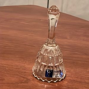 Vintage Crystal Clear Industries 24% Lead Crystal Bell
